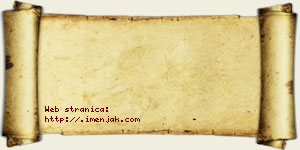 Rumena Janošević vizit kartica